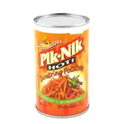 Pik Nik Hot and Spicy Shoestring Potato Chips Fries Can 42g