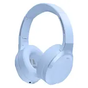 Liquid Ears Long Play Over-Ear Foldable Bluetooth Headphones Headset Blue