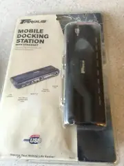 TARGUS Mobile Docking Station with Ethernet - USB 2.0 Black NIB