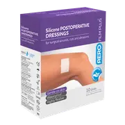 AEROFILM PLUS Sensitive Silicone Postoperative Dressing 9 x 10cm Box/10