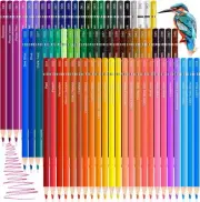 72-Count Colored Pencils Soft Core for Coloring, Blending & Shading Art Gift Set