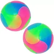 2 Flashing Elastic Ball Glow In The Dark Interactive Pet Toys for Cats And Dog