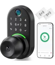Y1 Smart Keypad Door Lock with Knob: Keyless Entry Biometric Lock New, Open Box