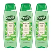 Dalan Fresh Aloe Vera Revitalizing Body Wash w/ Glycerin, 15.2oz. (Pack of 3)