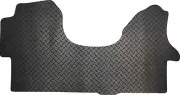 Mercedes Sprinter Van 06+ Tailored Black 3mm Diamond Rubber Van Floor Front Mat