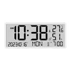 LCD Digital Alarm Clock with Temperature Sensor Desktop & Wall Mountable3743