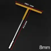 Rubber Coated T Handle 8mm Hex Hexagon Socket Wrench Spanner Tool