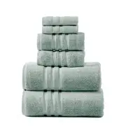 Logan & Mason Super Duet 6PC Towel Set-Sage