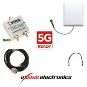 CEL-FI GO INSTOCK WIRELESS 700-2700MHZ DAS SPLITTER SMA/F + Cables + Antenna