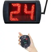 Shot Clock Basketball Timer,12/24/25/30/35/40/60 Seconds Countdown Timer (H)