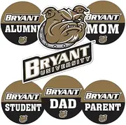 Desert Cactus Bryant University Sticker Bulldogs Vinyl Decals Laptop Water Bottle Car Scrapbook (Round Family)