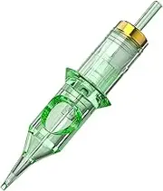 RHEIN Needle Set Mix 3RS Disposable Cartridges Needles 20 Pieces #12 Standard 3 Round Shader Needle Diameter 0.35 mm Accessories for Artists and Beginners EN02R-20-1203RS-M