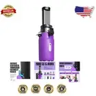 Masticating Mini Juicer in Purple - Ideal for Fresh Juices at Home or On-The-Go