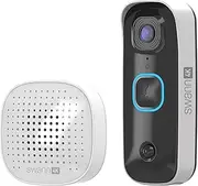 [Swann] Buddy 4K Wi-Fi Wireless Video Doorbell Security Camera,Two-Way Audio,Motion Detection,Night Vision,Cloud Storage Home Surveillance Solution for Indoor & Outdoor Use