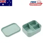 Collapsible Silicone Food Container Portable Bento Lunch Box Microware Home Kitc