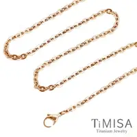 在飛比找momo購物網優惠-【TiMISA】璀璨時刻 純鈦項鍊(雙色可選)
