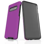 For Samsung Galaxy S10 Case, Armour Tough Protective Cover, Purple
