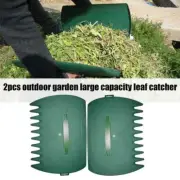 Garden Leaves Cleaning Rubbish Leaf Trimming Grass Collect Tool Scoop Hand Rakes