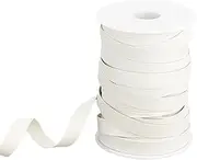 OLYCRAFT 30 Yards Rubber Swimwear Elastic Band White Swim Flat Rubber Band PVC Synthetic Rubber Band 10mm Wide Elastic Rubber Strip Swim Accessory for Sewing Swimwear Craft Embellishment