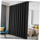 Room Divider Curtains, Blackout Ceiling Track Curtains with Hook Sound Proof