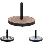 Parasol Base Outdoor Umbrella Holder Stand Cantilever Base Weight 12 kg vidaXL
