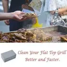 BBQ Scraper Pumice Grill Cleaner Cleaning Stone Brick Griddle Kit Barbecue C59C