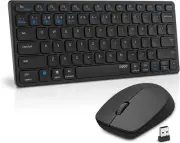 Bluetooth Keyboard and Mouse, RAPOO Dual-Mode (Bluetooth 3.0/5.0 + 2.4G) Wire...