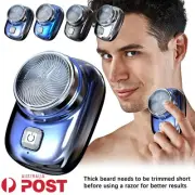 USB Rechargeable Mini-Shave, Pocket Size Portable Electric Shaver Razor Men