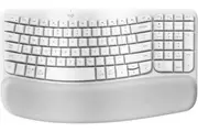 Logitech Wave Keys Wireless Ergonomic Keyboard Off-White