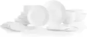 78PCS Corelle Dinnerware Livingware Set, Winter Frost White Classic Dinner Plate