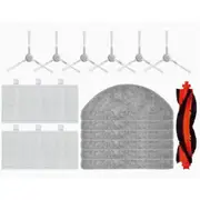 OEM Cleanning Kit for Xiaomi Mi Smart Robot s20 Vacuum Cleaner 6* Side Brush - 6* Filter - 6*Mop Pad - 1*Main Brush [homoem57054]