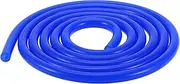 X AUTOHAUX 1 Pcs for Air and Water Silicone Vacuum Tubing Hose High Temperature Automotive Vacuum Line 6.6Ft 1/4" 6mm ID 2.5mm Thickness Blue 130PSI Max Pressure