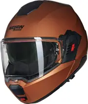 Nolan N120-1 Classico Nobile N-Com Helmet, brown-beige, Size M for Men Brown Beige