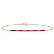 Ruby Bar Bracelet