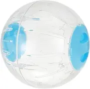 COMPUKAS Compact Hamster Exercise Ball Transparent Pet Running Ball for Dwarf Hamsters Encourages Healthy Activity Play Lightweight Easy to Store for Gerbils and Other Pets