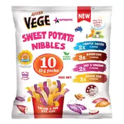 Vege Chips Sweet Potato Nibbles Variety 10 pack