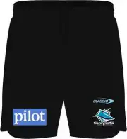 Cronulla Sharks 2024 NRL Kids Zip Training Shorts Sizes 6-14 BNWT