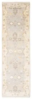 Traditional Hand-Knotted Runner Rug 2'7" x 8'7" Wool Carpet