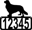 Cavalier King Charles Spaniel Dog House Address Sign - Made in USA