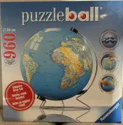World Map Globe Ravensburger Jigsaw 960 Piece Puzzle Ball. New & Sealed