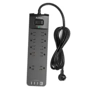 Power Strip - Surge Protector with 10 Outlets and 4 USB Ports, 6 Feet 6 - FT