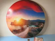 Coast Sun Round Steel Wall Art Decor By Next Innovations Indoor or Out-New