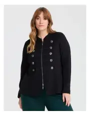 [Taking Shape] Bamboo Ponte Major Jacket in Black