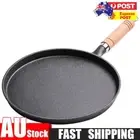 Cast Iron Thin Pancake Platter with Handle Non Stick Steak Fried Egg Frying Pan