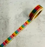 Rainbow Popsicle Summer Treat Washi Tape Papercraft Planner Supply Crafts