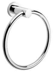 Raymor PROJIX TOWEL RING 175x190x65mm Rounded Edge, Zinc Die Cast, Bright Chrome