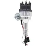 Aeroflow Ford 302 351C 429 460 Ready to Run, Vac Advance Black Cap Dist - AF4010-8350BLK
