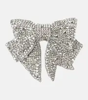 [Jennifer Behr] Jennifer Behr Belle Bow crystal-embellished barrette One Size silver