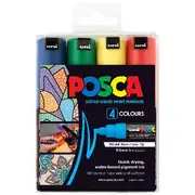 POSCA PC 8K Paint Markers Assorted 4 Pack