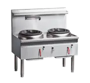 Cobra CW2H-CC - 1200mm Gas Waterless Wok with 2 Chimney burners